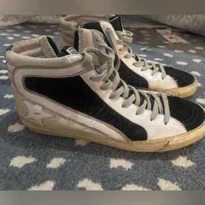 Golden Goose High Top Slide Sneakers Sz 40